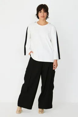 SKFK SKFK Damen vegan Lockeres Oberteil Gebara White – Produktbild 1 von 1
