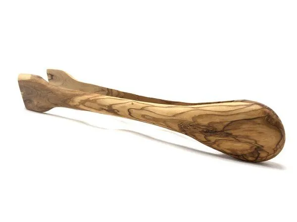 Olivenholz erleben Olivenholz erleben Grillzange aus Olivenholz, 36 cm lang – Produktbild 5 von 7