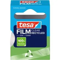 Tesa tesafilm "CLEAR RECYCLED" 1 Rolle, 10 m x 15 mm – Produktbild 1 von 1