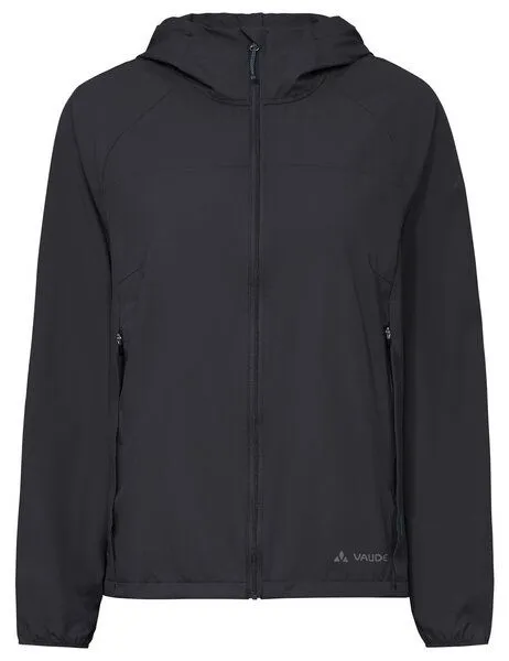 Vaude VAUDE Damen Windjacke "Neyland II" mit weitenregulierbarer Kapuze, phantom black, Gr. 40 – Produktbild 4 von 7