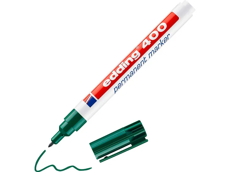 Edding Edding Permanentmarker "400" grün – Produktbild 2 von 4