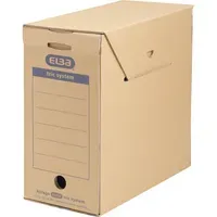 Elba Elba Sammelcontainer 'tric system standard' mit Verschlusslasche, DIN A4, Naturbraun, – Produktbild 3 von 3