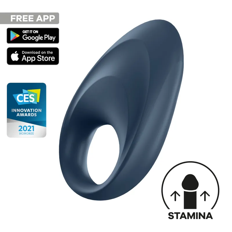 Satisfyer Satisfyer Mighty One Connect App, 9 cm, Dunkelblau, – Produktbild 1 von 1