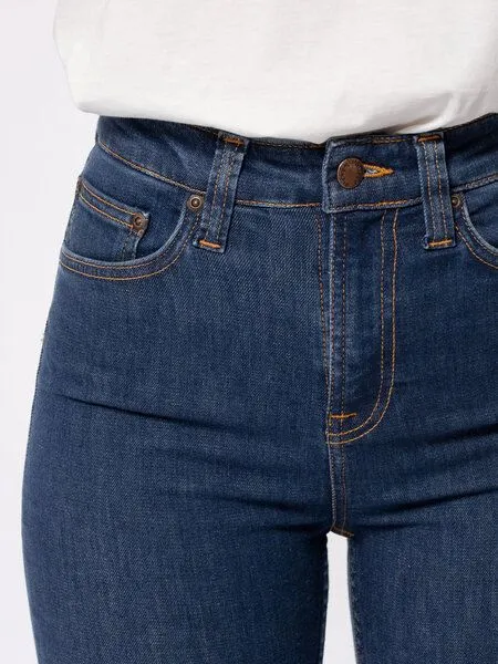 Nudie Jeans Nudie Jeans Bio-Denim Hightop Tilde Light Navy – Produktbild 3 von 4