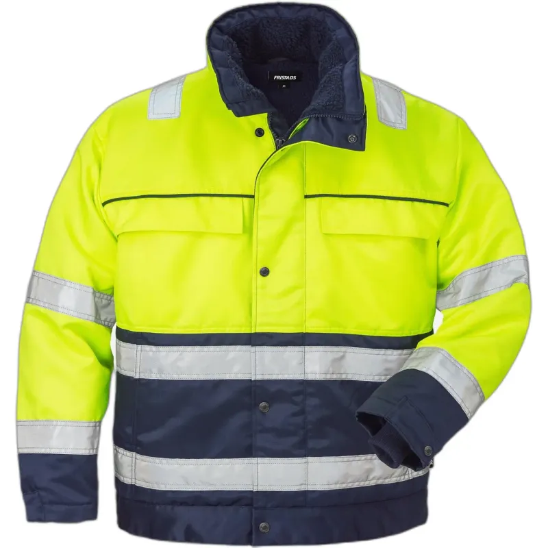Fristads Arbeitsjacke mit hoher Sichtbarkeit Fristads Classe 3 444 PP, Jaune, – Produktbild 1 von 1