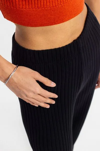Rotholz Rotholz Gerippte Hose Bio Baumwolle, Schwarz, – Produktbild 3 von 3