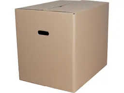Faltkarton für Umzug oder Archiv mit Griffen 645 x 490 x 560 mm, BC zweiwellig – Produktbild 1 von 1