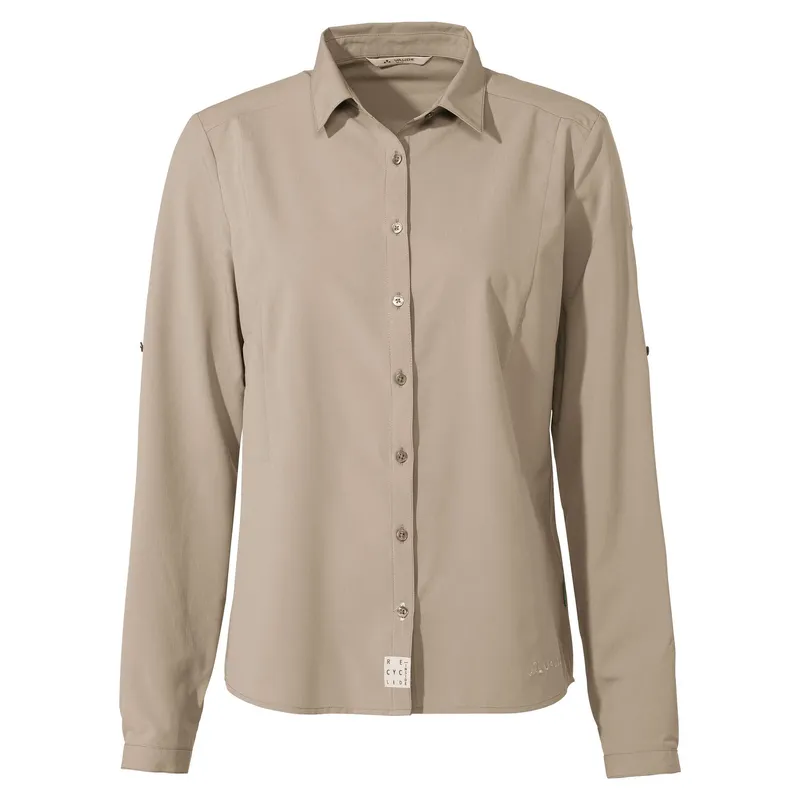 Vaude VAUDE Hemd-Bluse Women's Rosemoor LS Shirt IV, Beige, – Produktbild 1 von 1