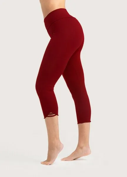 Frija Omina Frija Omina Bio Capri Leggings Feel, Chili (rot), – Produktbild 1 von 2