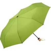 FARE FARE Mini-Taschenschirm Sicherheitsschieber Gerader Griff mit Einkaufstasche, Lime (grün), – Produktbild 1 von 1