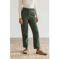 TWOTHIRDS TWOTHIRDS Damen vegan Hose Ontong Gewaschen Grün – Produktbild 1 von 1