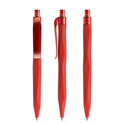 prodir prodir® Druckkugelschreiber QS20 Soft Touch PRT Push, blaue Mine, rot – Produktbild 1 von 1