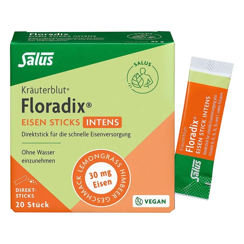 Floradix Floradix Eisen Sticks intens Direktsticks – Produktbild 1 von 2