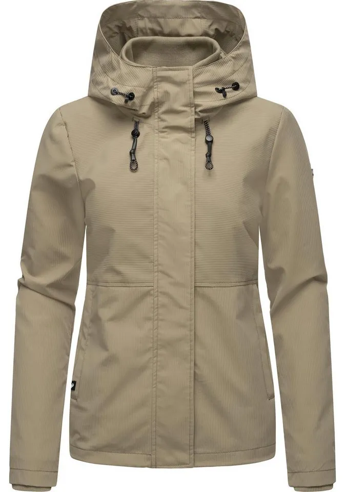 ragwear ragwear Outdoorjacke Sunniva B Übergangsjacke wasserdicht mit feiner Rillenstruktur, Grün, – Produktbild 2 von 5