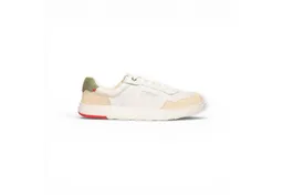 BLUSUN BLUSUN Barfussschuhe BLSN-600+W (Glattleder/Veloursleder) weiss/beige Damen Sneaker – Produktbild 1 von 1