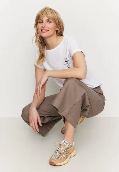 recolution Damen T-Shirt aus Bio-Baumwolle - CAYENNE MOIN - recolution, White (weiß), – Produktbild 4 von 4