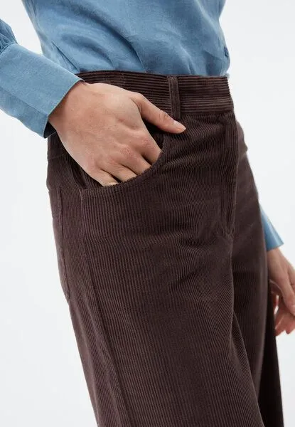 Givn Berlin Givn Berlin Hose Elena, Coffee brown cord, – Produktbild 4 von 4