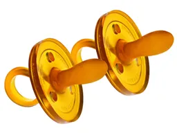 Goldi Goldi Beruhigungssauger, Naturkautschuk Schnuller, oval, 2er-Set 2 Stück, 0-6 Monate – Produktbild 1 von 1