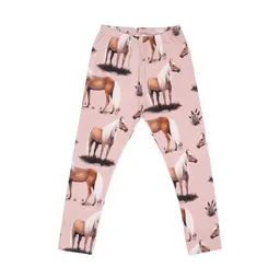Walkiddy Walkiddy Beauty Horses - Nachhaltige Rosa Leggings, Umweltfreundlich & Stilvoll – GOTS zertifiziert – Produktbild 1 von 1