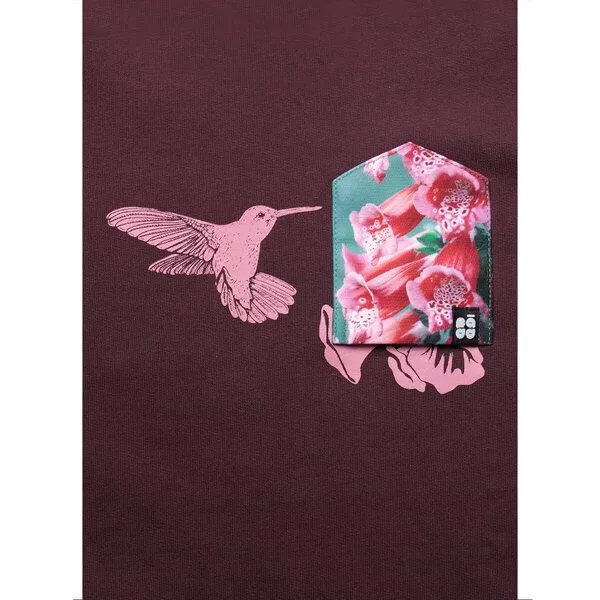 FÄDD FÄDD Damen Sweatshirt Pullover aus Bio-Baumwolle "KOLLIDEE BT", Rotbraun (rot), – Produktbild 2 von 4