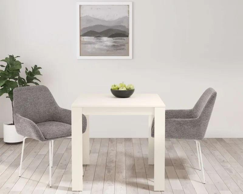 OTTO home Esstisch Meigh (OTTO-Choices), Breite 80 cm, in verschiedenen Farbvarianten erhältlich, Weiß, – Produktbild 1 von 8