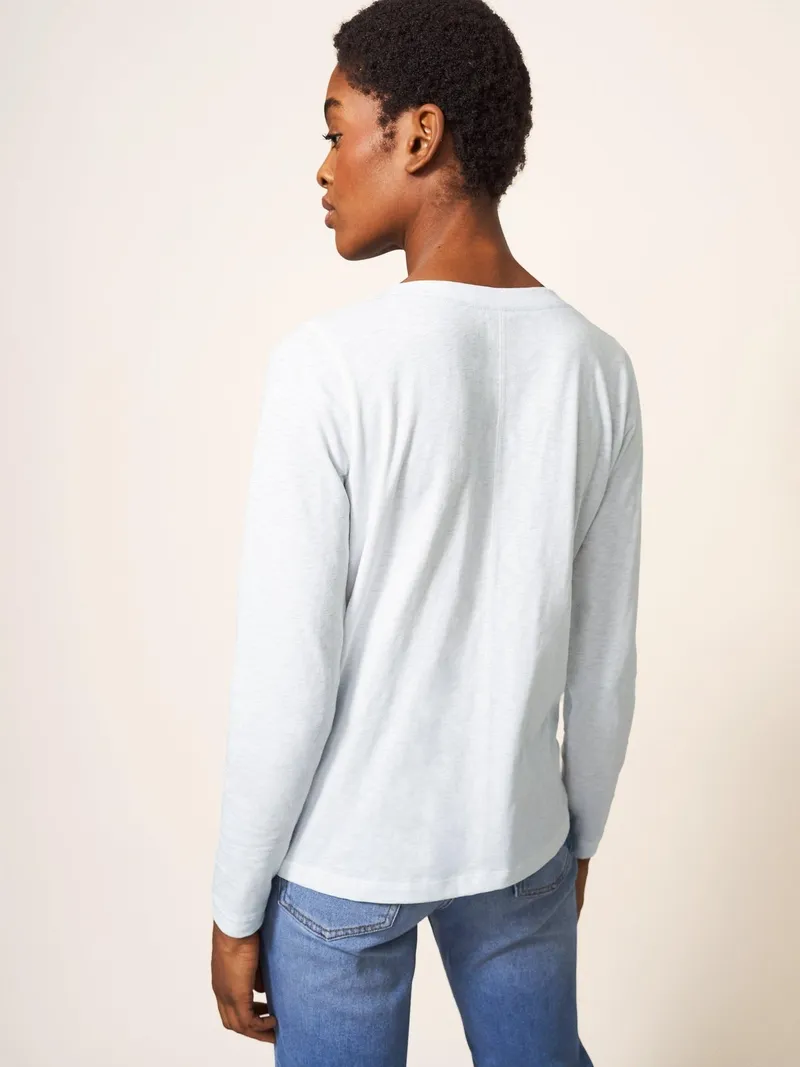 White Stuff Langarmshirt Nelly - 34, Reines weiß, – Produktbild 4 von 4