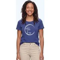 Life-Tree Life-Tree Organic Fairwear Shirt Women Fairwear Organic Dusk Circle | Blau – Produktbild 1 von 1