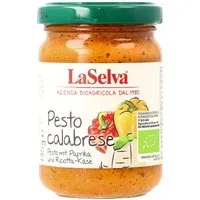 LaSelva LaSelva Bio-Pesto "Calabrese", mit Paprika und Ricotta, 135 g – Produktbild 1 von 1