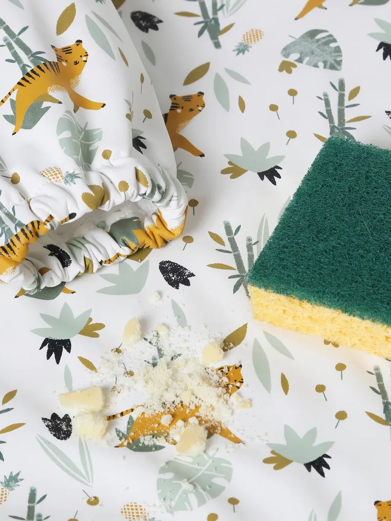 Vertbaudet Baby Ärmellätzchen, Mehrfarbig/pandafreunde tiger, – Produktbild 3 von 4