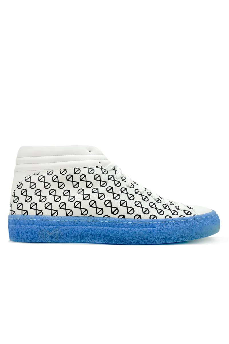 nat-2 nat-2 Damen vegan Sneaker Sleek Post Cov Weiß, Blau, – Produktbild 1 von 2