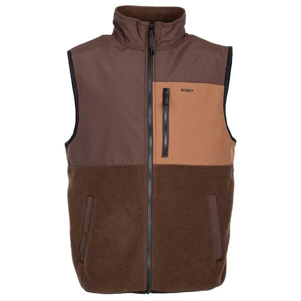 Iriedaily Iriedaily Auf Deck Fleece Vest, Dark coffee (braun), – Produktbild 1 von 4