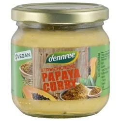 dennree Streichcreme mit Papaya & Curry – Produktbild 1 von 1