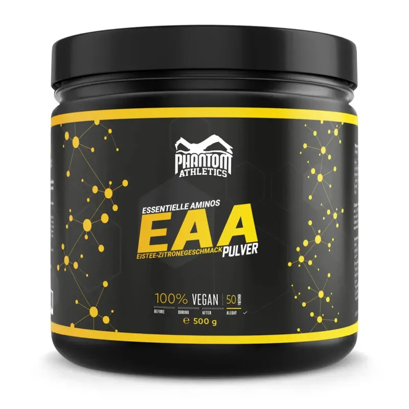 Phantom Athletics Aminosäuren Phantom Athletics EAA- Eis Tee Zitrone, Noir, – Produktbild 1 von 1