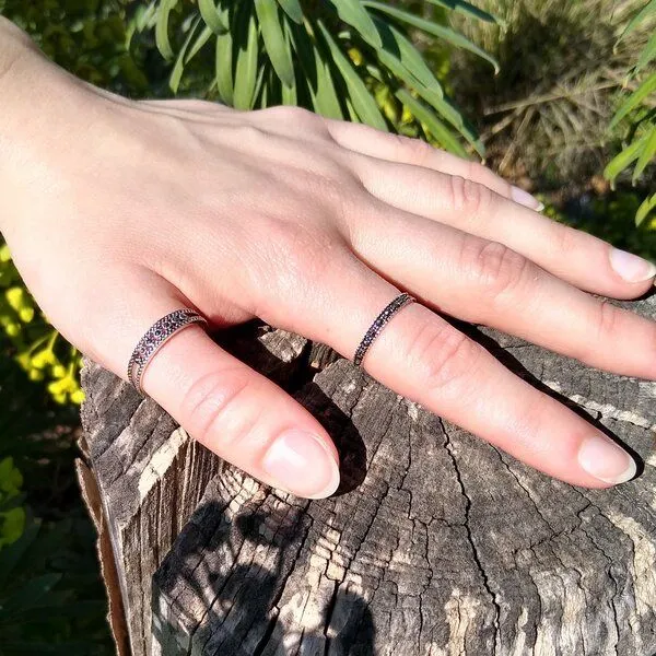 pakilia pakilia Silber Ring Pyrit Fair-Trade und handmade – Produktbild 1 von 2