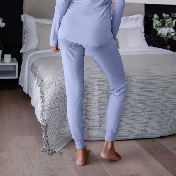 Dagsmejan Dagsmejan Damen Hose mit Bündchen Balance, Morning sky (blau), – Produktbild 4 von 4