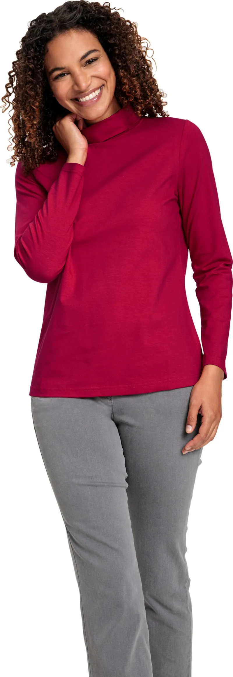 Witt Rollkragenshirt rot, Rot, – Produktbild 2 von 2