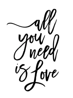 Photocircle Photocircle Poster / Leinwandbild - All You Need is Love – Produktbild 1 von 1