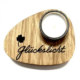 holzpost Holzpost Teelichthalterung aus Eiche – Produktbild 1 von 1