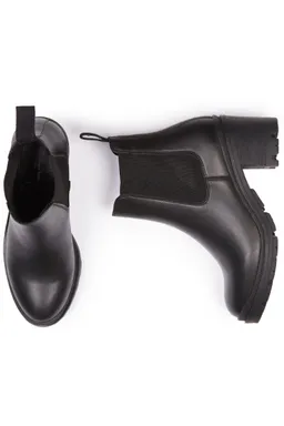 Will's Vegan Store Will's Vegan Store Damen vegan Chelsea Boots Absatz Schwarz – Produktbild 1 von 1
