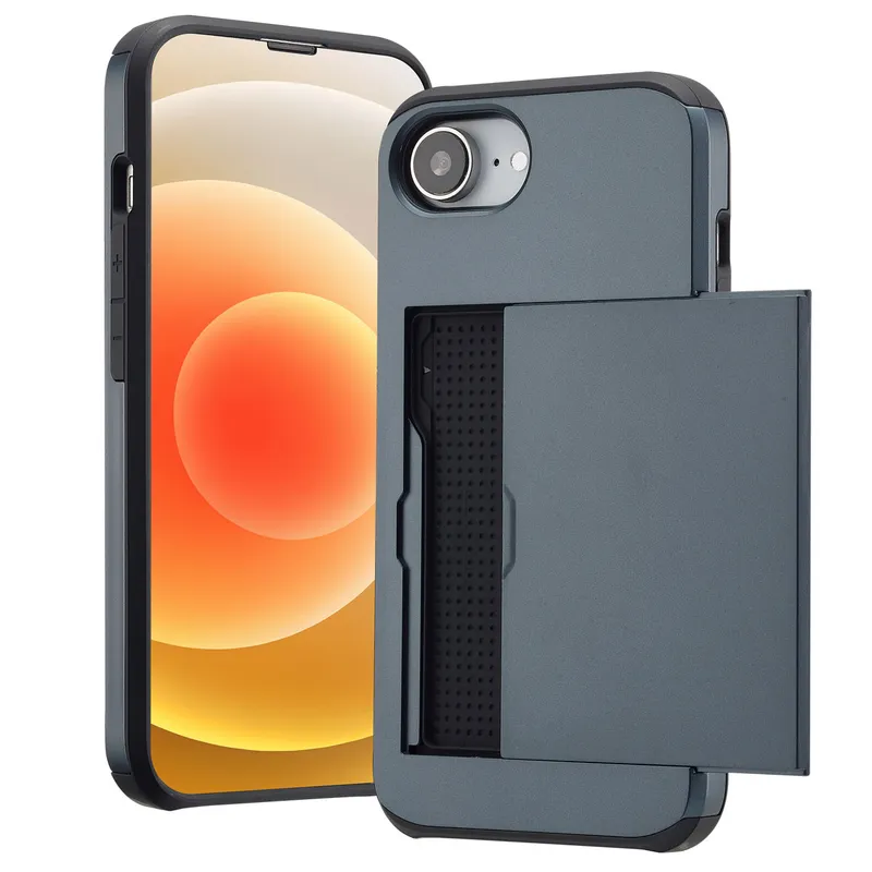imoshion imoshion Backcover mit Kartenfach für das Apple iPhone 17e / 16e, Dunkelblau, – Produktbild 1 von 1