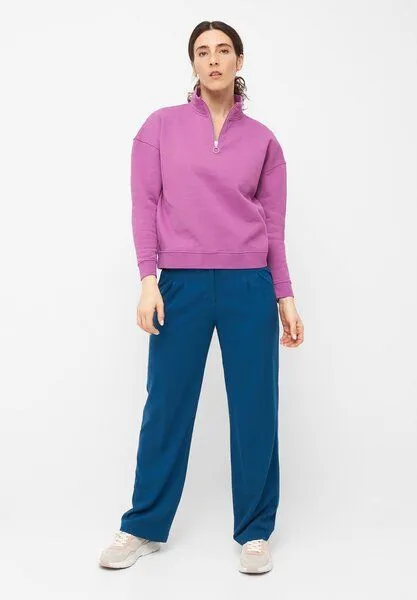 Givn Berlin Givn Berlin Troyer-Sweater DAKOTA aus Bio-Baumwolle, Lila, – Produktbild 2 von 4