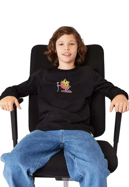 Band of Rascals Band of Rascals Tiny Devil Longsleeve, Black, – Produktbild 3 von 4