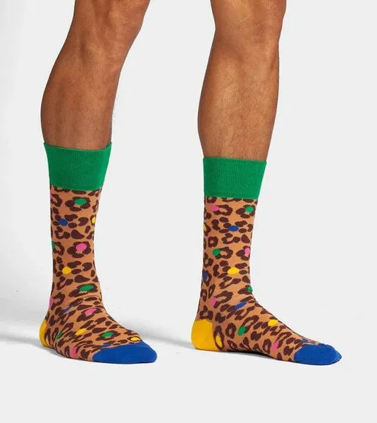 DillySocks DillySocks Socken Leo Spots aus Biobaumwoll-Mix, Mehrfarbig, – Produktbild 3 von 4