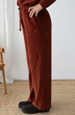 TWOTHIRDS TWOTHIRDS Damen vegan Hose Abruka Wine – Produktbild 1 von 1