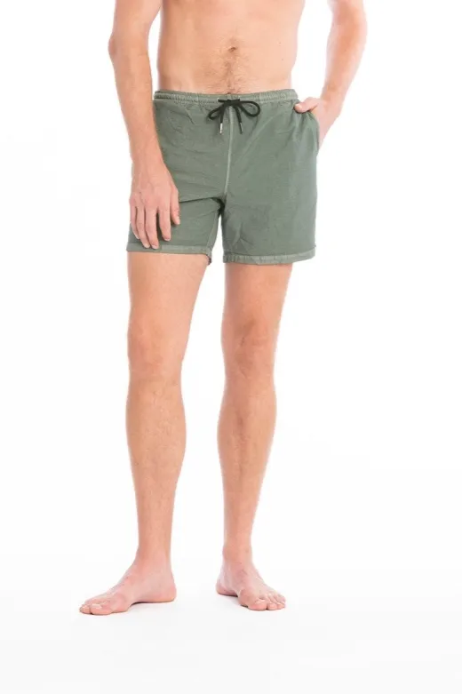 RAVENS VIEW IBIZA RAVENS VIEW IBIZA Herren vegan Badeshorts Rio Dust Olive, Grün, – Produktbild 2 von 2