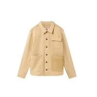 KOMODO KOMODO Herren vegan Overshirt Christophie Patch Sand Beige – Produktbild 1 von 1