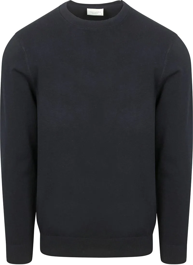 Profuomo Profuomo Pullover Luxury Navy - Größe L, Dunkelblau, – Produktbild 2 von 3