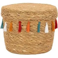 El Puente El Puente Korb mit Deckel "Zirkus" | Fair Trade & Handmade aus Bangladesch – Produktbild 1 von 1