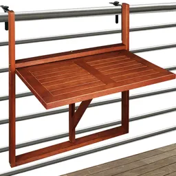 Casaria® Casaria Deuba Balkontisch Akazien-Hartholz - klappbar – Produktbild 1 von 1
