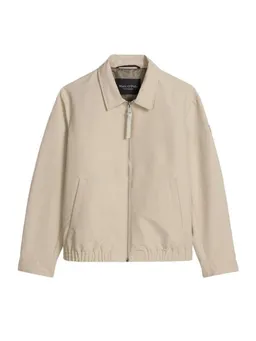 Marc O'Polo Marc O'Polo Outdoorjacke natur,Casual,Baumwolle,Unifarben,Umlegekragen,Lang,Regular Fit – Produktbild 1 von 1
